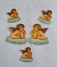 Alte Oblaten, Glanzbilder, Engel, Scraps, Bokmärken, Decoupis