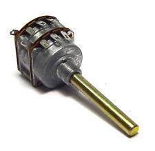 Ruwido Stereo Potentiometer, 2x 25 kOhm linear, alte Bauform, lange 6 mm Achse