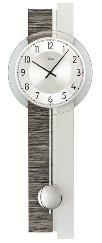 Ams pendeluhr holzdekor 67cm - ams,