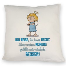 Engel kissen mit spruch du - kissen,