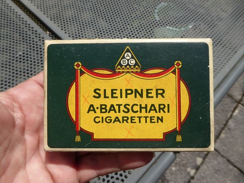 Alte leere zigarettenschachtel - alte,
