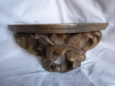 WAND KONSOLE VINTAGE  HOLZ