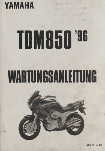 Yamaha trx 850 - 850, (1996-1999)