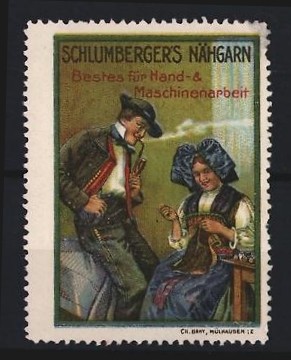 Reklamemarke schlumberger - reklamemarke, schlumberger´s