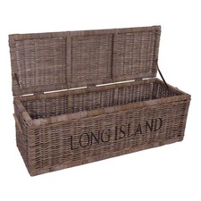 Korbtruhe long island groß - korbtruhe,