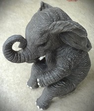 Elefant Sammlung  23 cm grau Figur