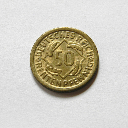Weimar rentenpfennig 1924 - weimar:, 50