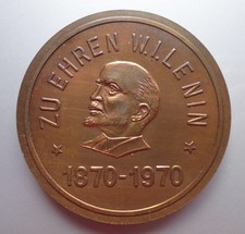 Medaille - VEB Bandstahlkombinat - ZuEhren Lenin - 1970 - DDR