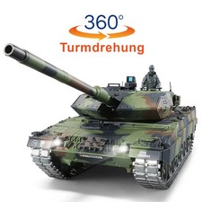 RC Panzer Leopard 2A6  V7.0  BB- IR Metallgetriebe "Neues Modell" 360° Turm