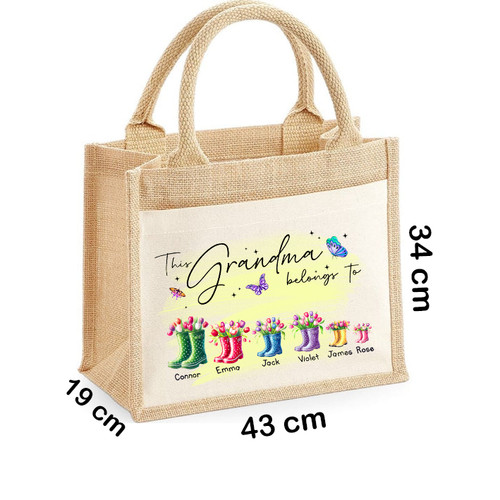Personalisierte jute - xl,