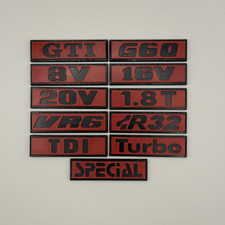 VW Schriftzug 16V Style