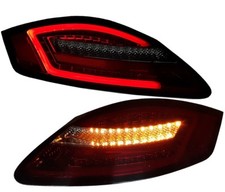 LED RÜCKLEUCHTEN FÜR PORSCHE CAYMAN + BOXSTER 987 04-09 ORIGINAL RAUCHGLAS ROT