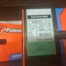 2500 Nägel Paslode 2,8x75mm galv. verz. outdoor Rille 142019  2 x MHD 