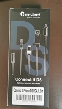 HiFi Phonokabel, Pro-Ject Connect It Phono DS RCA, 1,23