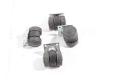 SET 4 x Rollenfuß Rolle Tisch Servierwagen Rad Lenkrolle