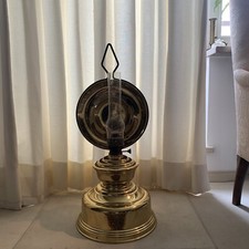 Große Petroleum Lampe Messing Reflektor 73cm  Ideal Brenner Petroleum 20mm Docht