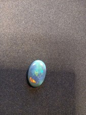 Schwarzopal oval 6,7ct  2cm x1,1cm
