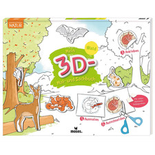 moses. Mein 3D Mal- und Sachbuch - Wald | Expedition Natur Bastelbuch mit 3 ...