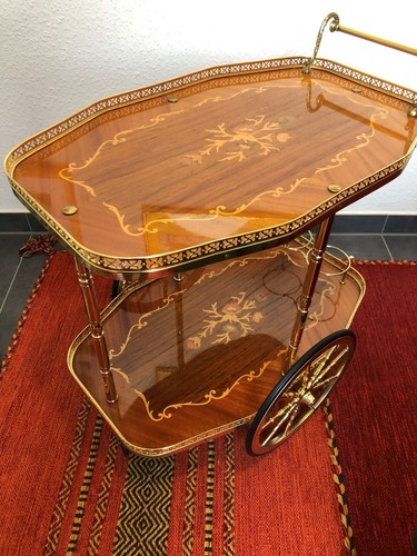 Teewagen servierwagen antik - servierwagen,