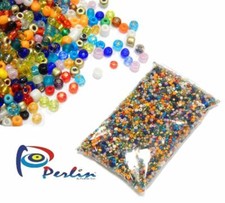 250g Rocailles Perlen Bunte Glasperlen Rund Stift Schmuck 2/3/4/6mm Wahlen