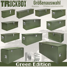 Auswahl Deichselbox Werkzeugkasten Truckbox Alu Box Transportbox Grün Trucky