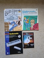 4 Mundharmonika bücher perry letsch, Dieter kropp, Blues harp
