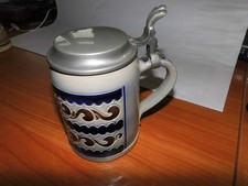 Bierkrug mit salzglasur - bierkrug,