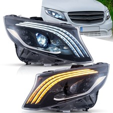 Paar VLAND VOLL LED Scheinwerfer für Mercedez Benz Metris Vito W447 2016-2023
