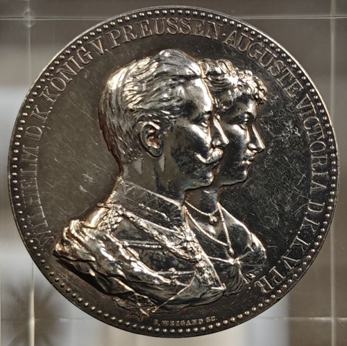 Preußen gedenk silbermedaille - gedenk,