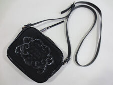 VERSACE JEANS Handtasche Abendtasche mit Lack schwarz vintage /5