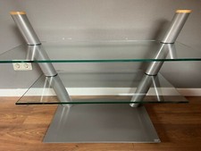Fernsehregal von Lourens Fisher aus Glas (Guter Zustand)