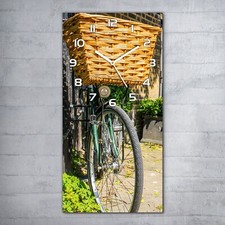 Wanduhr Glasuhr 30x60