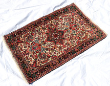 Schwerer Perserteppich Perser Teppich 88x135cm Orientteppich handgeknüpft Wolle