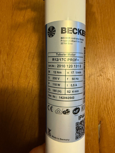 Becker 17c prof - r8/17c, prof+