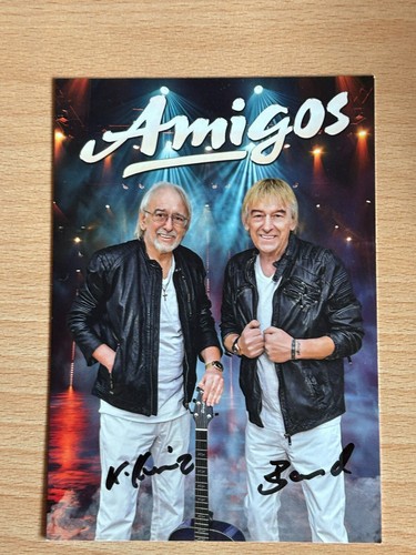 Amigos autogrammkarte - amigos,