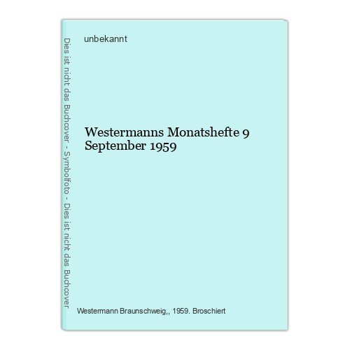 Westermanns monatshefte - westermanns,