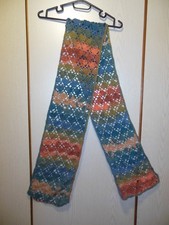 Schal " Herbstwind" , bunt, Handarbeit