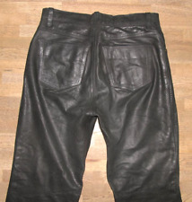 SPECKIGE Herren- LEDERJEANS /