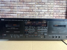 Yamaha KX-W952 Doppel Kassettendeck mit original Bedienungsanleitung und Fernbed