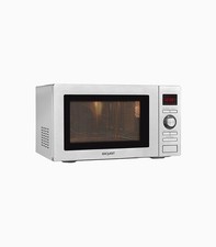 Exquisit Mikrowelle MW 9025 H-3  Inox 2500W Heißluft  Timer  Pizzapfanne