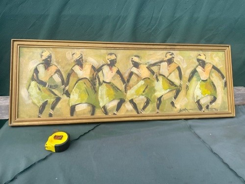 African artist retro - african,
