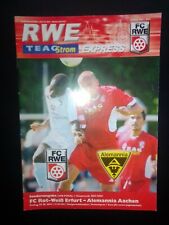 RWE Rot Weiss Erfurt - Alemannia Aachen 2003/04 DFB Pokal Programm RAR