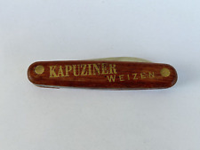 Kapuziner Weizen Kulmbach Taschenmesser Flaschenöffner Messer Reklame Brauerei