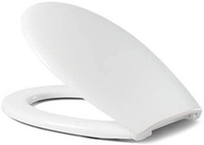 DIANA O100 WC-Sitz klassischer Form weiß Edelstahlscharnier WC-Deckel Klobrille