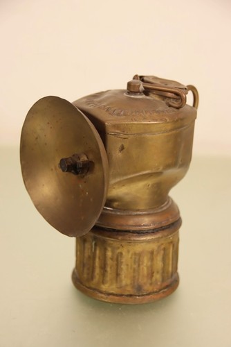 Antike karbidlampe helmlampe - antike,