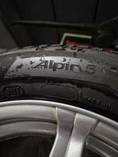 Winterreifen Michilin  Alpin auf ALUFELGEN Mercedes B Klasse gefahren.