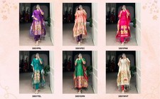 Neu Damen Jacquard Paithani