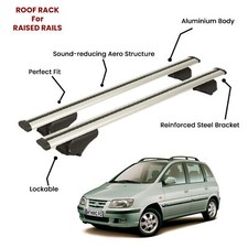 2 Pcs Silver Cross Bars for