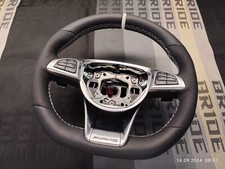 LENKRAD MERCEDES W205 AMG CLS CLA C63  NEU BEZIEHEN NEUBEZIEHEN LEDER