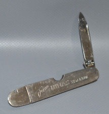 Taschenmesser Gebr. Weyersberg vintage mit Feine Rinas Zigaretten Werbung /#F3